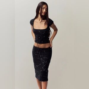 Guizio skirt and top set